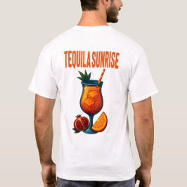 Tequila Sunrise T-Shirt – Vibrant Tropical Drink