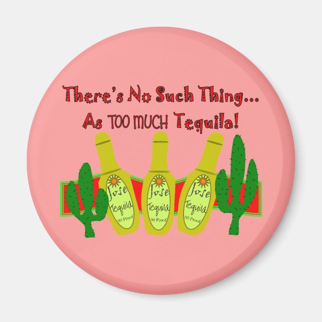 Tequila T - Shirt und Geschenke Magnet (Vorne)