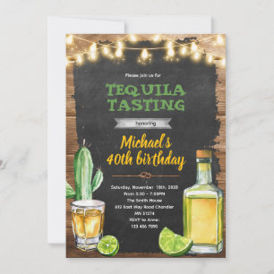 Tequila-Verkostung Geburtstagseinladung Einladung