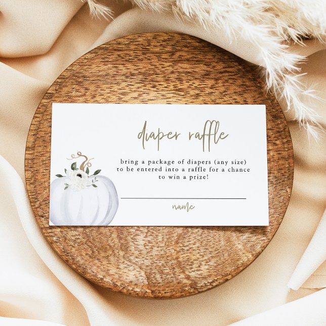 TERA Fall White Pumpkin Baby Diaper Raffel Ticket (Von Creator hochgeladen)
