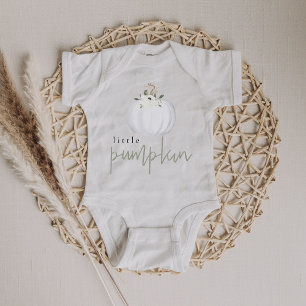 TERA Niedlich Sage Green Floral Little Pumpkin Baby Strampler