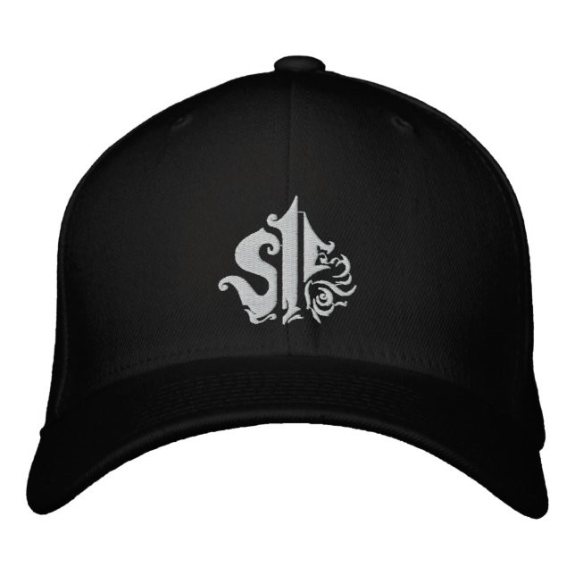 TERAblah.com Bestickte Baseballkappe (Vorderseite)