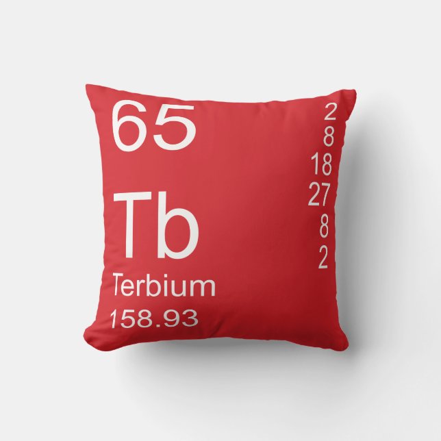 Terbium Kissen (Vorderseite)