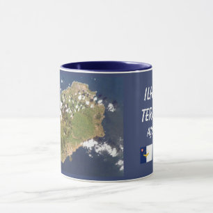 Terceira Azoren Raum-Karten-Schale Tasse