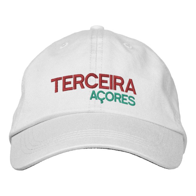 Terceira Azores Hat Bestickte Kappe (Vorderseite)
