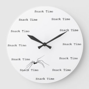 Terence The Spider "Snack Time" Clock Große Wanduhr