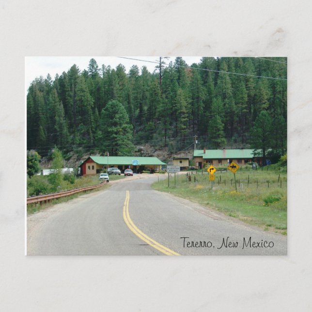 Tererro, New Mexico Postcard Postkarte (Vorderseite)