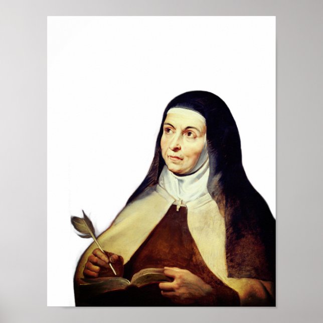 Teresa von Ávila von Rubens Poster (Vorne)
