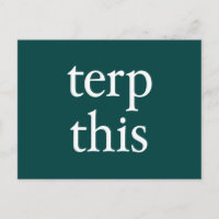 Terf This Dark Postcard