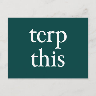 Terf This Dark Postcard Postkarte