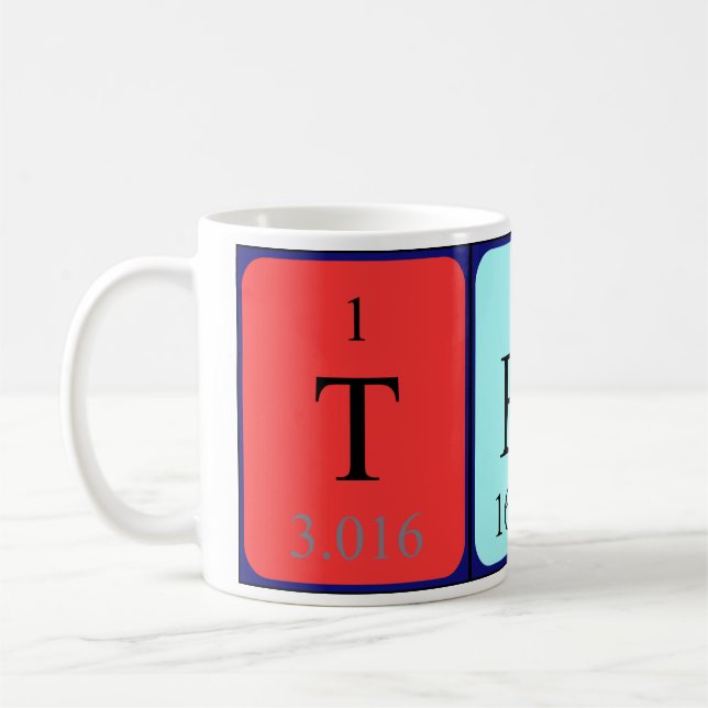 Teri Periodenname Tasse (Links)