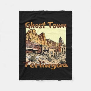 Terlingua Ghost Town Texas Ein einzigartiger Urlau Fleecedecke
