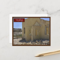 Terlingua Texas Yellow Gebäude Big Bend