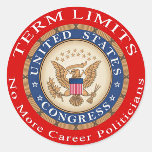 Term Limits Runder Aufkleber