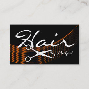 Termin beim Hairstylisten für schwarze solide Haar