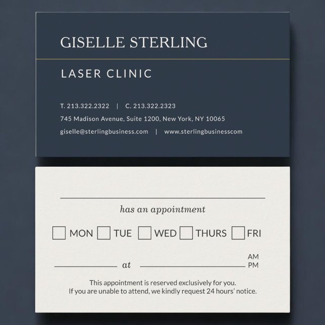 Termin-Erinnerung für die Laserklinik Terminkarte (Von Creator hochgeladen)
