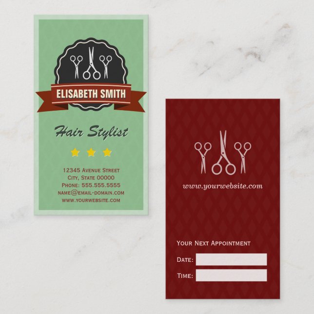 Termin Friseur Friseur Friseur Treppenaufgang Retr (Vorne/Hinten)