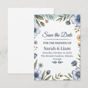 "Termin vormerken" Elegante Hochzeitseinladung Save The Date