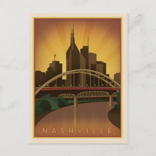Termin vormerken Nashville, TN - Legacy Bridges Ankündigungspostkarte