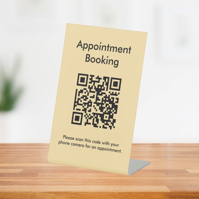 Terminabrechnung QR-Code Sockelschild (Von Creator hochgeladen)