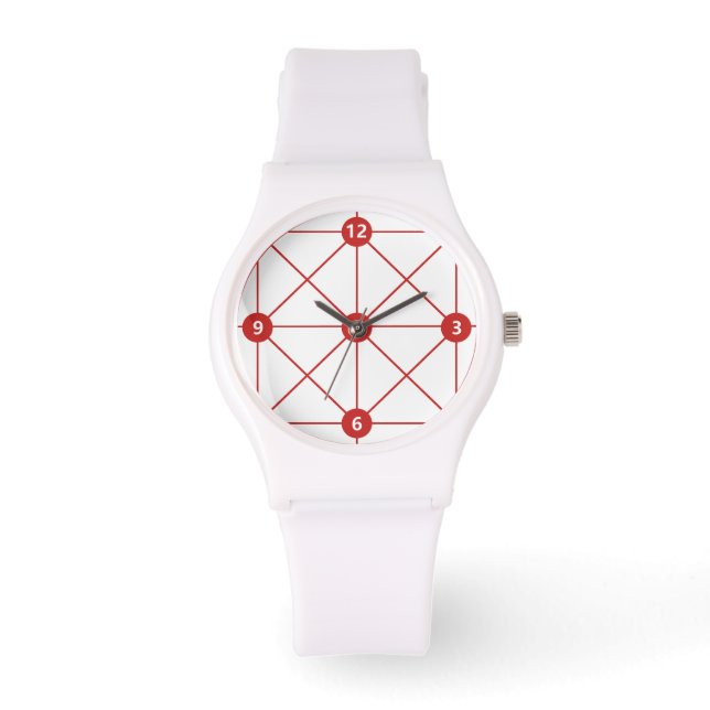 Terminal Red Armbanduhr (Vorderseite)