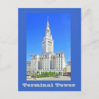 Terminal Tower, Cleveland, Ohio, U.S.A. Postkarte