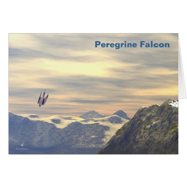 Terminal Velocity Peregrine Falcon (Vorderseite (Horizontal))