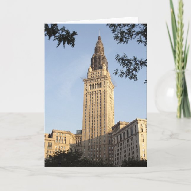 Terminalturm mit Grillwork Karte (Vorderseite)