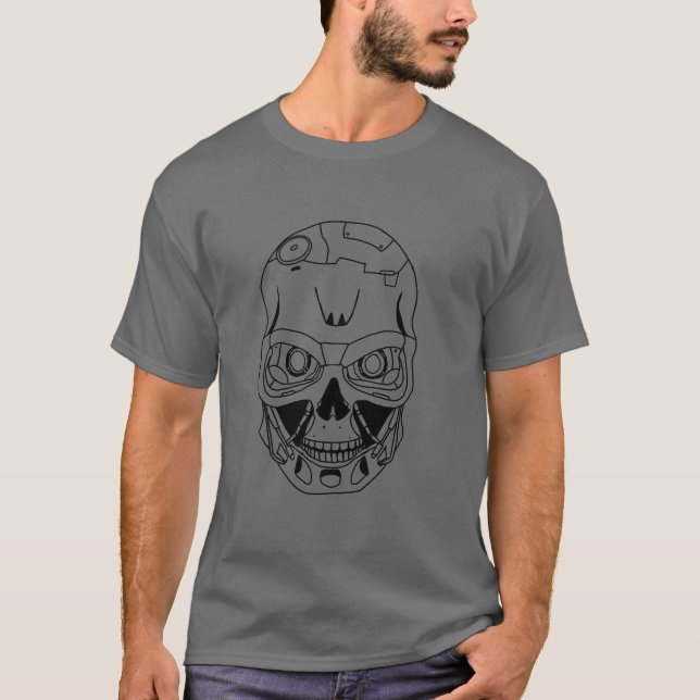 Terminator-Konturen T-Shirt (Vorderseite)