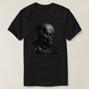 Terminator-Totenkopf-Power-Force-Grafikdesign Cool T-Shirt
