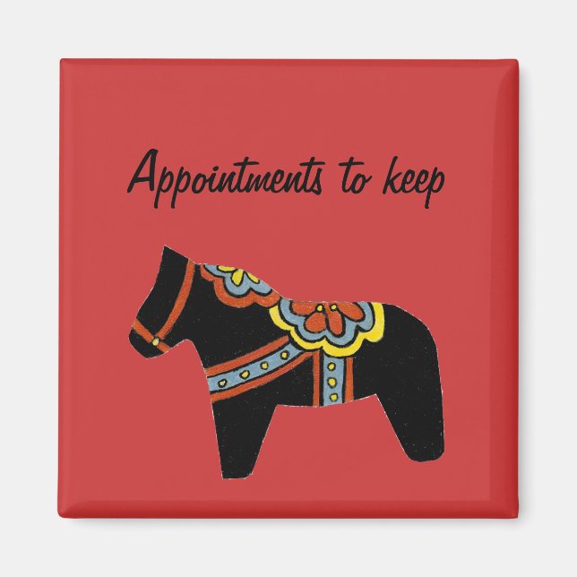 Termine zum behalt des Magneten Magnet (Vorne)