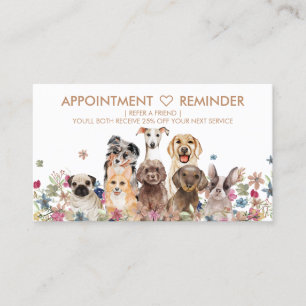 Terminerinnerung Hunde Visitenkarte