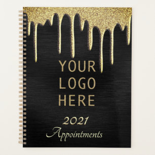 Terminkalender für das Black Gold Business Logo 2 Planer