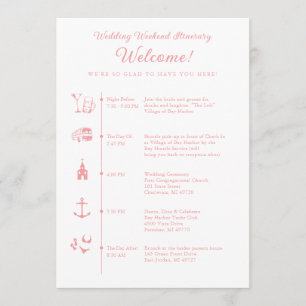 Terminkalender für die Hochzeitsempfehlung Programm