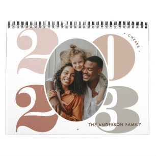 Terminkalender für elegante Multi-Family-Foto-Erin Kalender