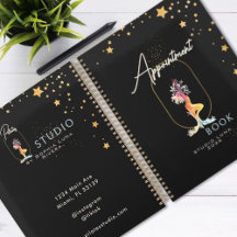 Terminkalender Schwarzes Gold Schönheit Yoga-Salon