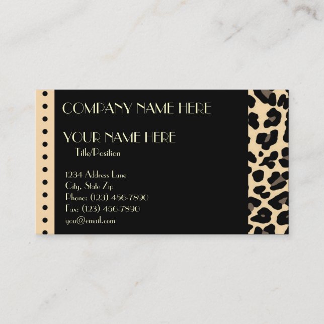 Terminkarte (Vorderseite)