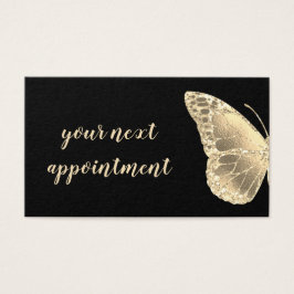 Terminkarte für Goldschmetterlinge