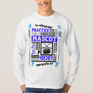 Terminologie für Jungen-Hockey in Blau    T-Shirt
