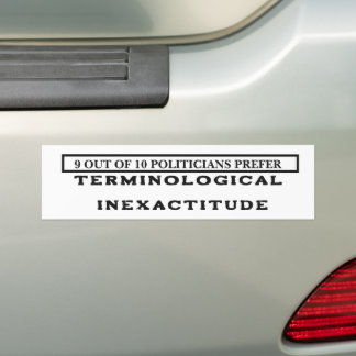 TERMINOLOGISCHE UNGENAUIGKEIT AUTOAUFKLEBER