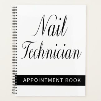 Terminplaner für Nageldesigner | Schwarz & Weiß Planer