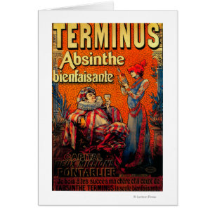 Terminus Absinthe Vintage Poster Europa