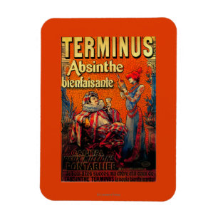 Terminus Absinthe Vintage Poster Europa Magnet