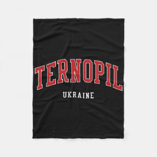 Ternopil Ukraine Hochschule Universitätsstil  Fleecedecke