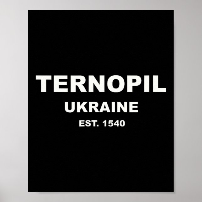 Ternopil Ukraine  Poster (Vorne)