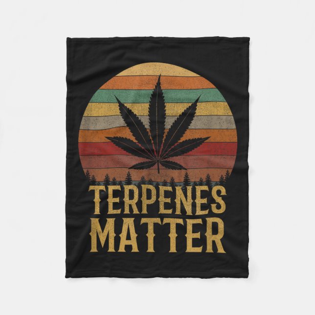 Terpene Fleecedecke (Vorderseite)