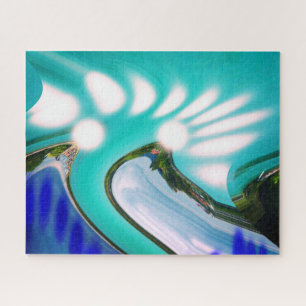 Terra bildende surreale Kunst Puzzle