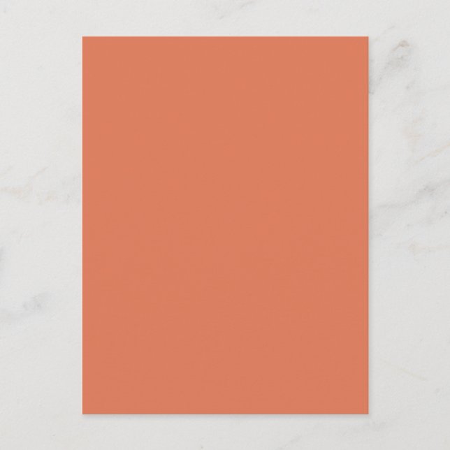 Terra Cotta Color 1 Postkarte (Vorderseite)