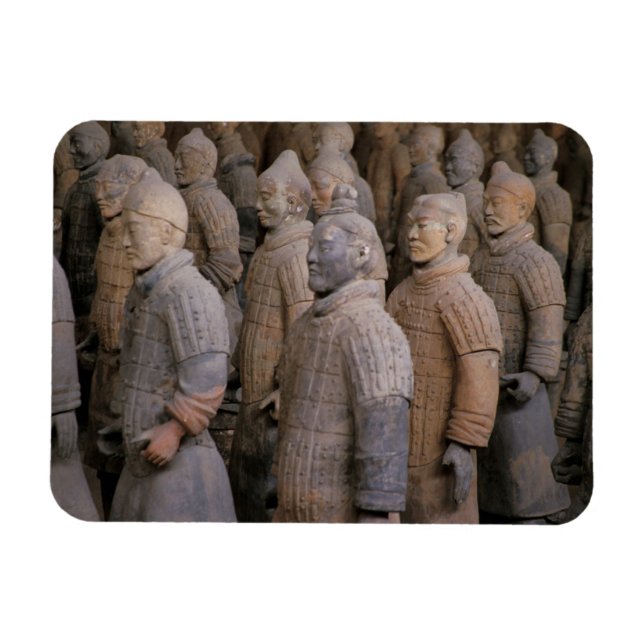 Terra Cotta-Krieger in Kaiser Qin Shihuangs Magnet (Horizontal)