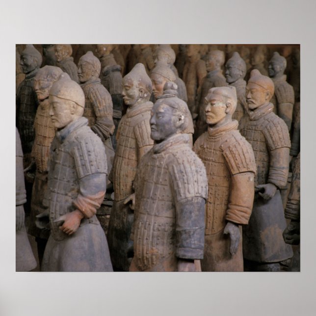 Terra Cotta-Krieger in Kaiser Qin Shihuangs Poster (Vorne)